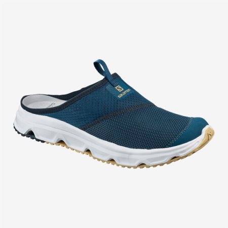 Salomon RX SLIDE 4.0 Mens Slippers Blue | Salomon South Africa